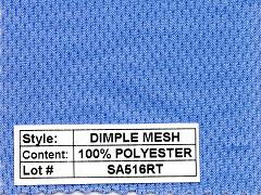 Dimple Mesh 100% Poly 180 Gram